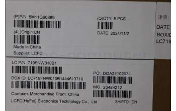 Lenovo 5M11Q60889 MECH_ASM BL KB BK SC UKE SRX