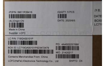 Lenovo 5M11R39416 MECH_ASM GRP_KBD_BZL_ENG_WW_LG_CHY