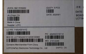 Lenovo 5M11R39462 MECH_ASM GRP_KBD_BZL_SWS_WW_LG_CHY