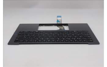 Lenovo 5M11R87934 C-Cover with keyboard, Estonian, Black/Grey, FingerPrint Reader, WLAN, UK