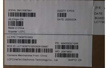 Lenovo 5M11R87941 MECH_ASM GRP_KBD_BZL_HUN_WL_BKGY_LTN