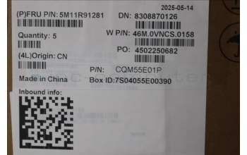 Lenovo 5M11R91281 MECH_ASM Ccvrasm,KB,UKE,WFC,NBL,DF
