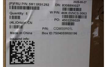 Lenovo 5M11R91292 MECH_ASM Ccvrasm,KB,CZE/SLK,NWFC,BL,LTN