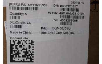 Lenovo 5M11R91334 MECH_ASM Ccvrasm,KB,UKE,NWFC,BL,DF