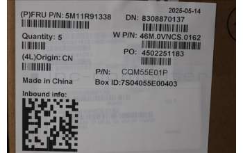 Lenovo 5M11R91338 MECH_ASM Ccvrasm,KB,ARA,WFC,BL,DF