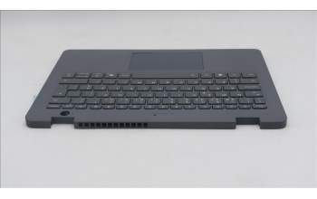 Lenovo 5M11R91372 C-Cover with keyboard, Portuguese, Luna Grey, Backlight, World Face Camera, UK