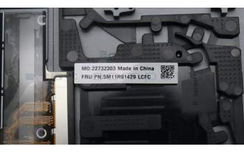 Lenovo 5M11R91429 MECH_ASM BL KB GY FPR GRE CHY