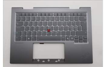 LENOVO 5M11R91450 MECH_ASM BL KB GY FPR NORDIC LTN