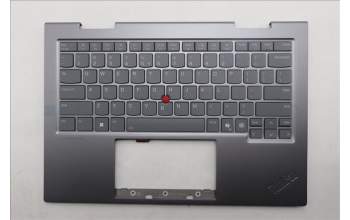 Lenovo 5M11R91496 MECH_ASM BL KB GY FPR WW EURO ENG LTN