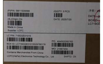 Lenovo 5M11S09566 MECH_ASM BL KB BK JPN CHY