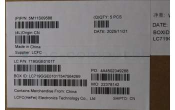 Lenovo 5M11S09588 MECH_ASM BL KB BK SWS CHY