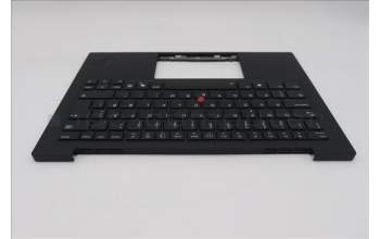 Lenovo 5M11S09616 C-Cover with keyboard, Danish, Black, Backlight, WWAN, UK