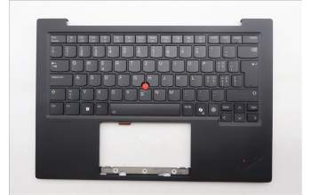 Lenovo 5M11S09662 C-Cover with keyboard, Switzerland, Black, Backlight, WWAN, UK