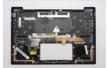 Lenovo 5M11S09663 C-Cover with keyboard, Switzerland, Black, Backlight, WWAN, UK