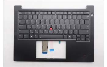Lenovo 5M11S09786 C-Cover with keyboard, Hebrew, Black, Backlight, US