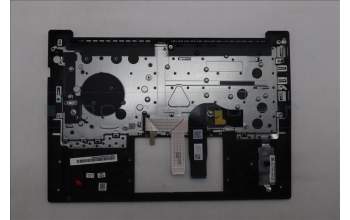 Lenovo 5M11S09798 C-Cover with keyboard, Portuguese, Black, Backlight, UK