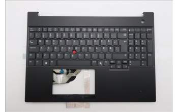 Lenovo 5M11S10114 C-Cover with keyboard, Norwegian, Black, UK