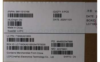 Lenovo 5M11S10166 MECH_ASM FRU KB CCV BEL BL(Chicony)UK BK