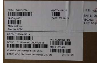 Lenovo 5M11S10201 MECH_ASM FRU KBD CCV RUS BL(Primax)US BK