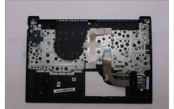 Lenovo 5M11S10278 C-Cover with keyboard, Belgian, Black, UK