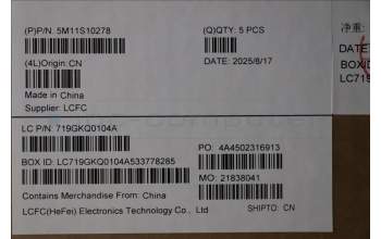 Lenovo 5M11S10278 C-Cover with keyboard, Belgian, Black, UK