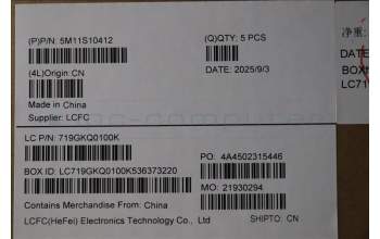 Lenovo 5M11S10412 MECH_ASM KB CCV BUL BL(Liteon)UK BK