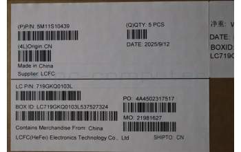 Lenovo 5M11S10439 MECH_ASM KBD CCV UKR BL(Liteon) US BK