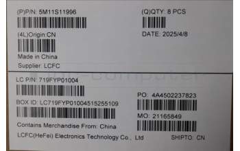 Lenovo 5M11S11996 MECH_ASM BASE,COVER,WLAN,AL