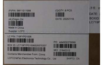 Lenovo 5M11S11998 MECH_ASM BASE,COVER,WWAN