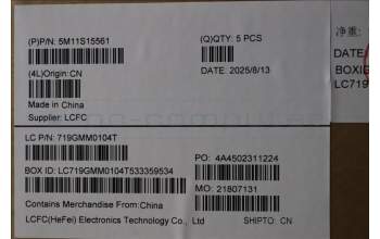 Lenovo 5M11S15561 MECH_ASM BL KB BK MG 058 FRA LTN