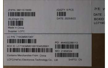 Lenovo 5M11S15699 MECH_ASM BL KB BK MG WW EST LTN