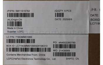 Lenovo 5M11S15762 MECH_ASM BL KB BK MG WW SWS LTN