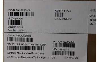 Lenovo 5M11S15909 MECH_ASM BL KB BK GER SRX