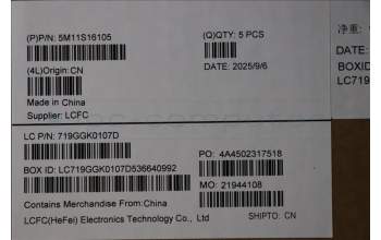 Lenovo 5M11S16105 MECH_ASM BL KB BK WW RUS SRX