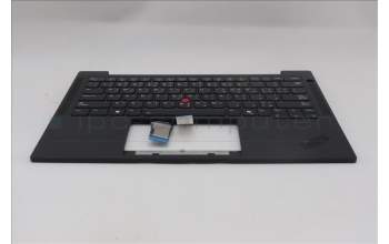 Lenovo 5M11S16159 C-Cover with keyboard, Arabic, Black, Backlight, US