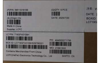 Lenovo 5M11S16199 MECH_ASM BL KB BK FRA LTN