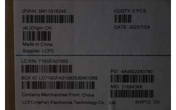 Lenovo 5M11S16245 MECH_ASM BL KB BK NORDIC SRX