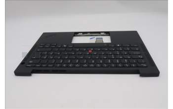 Lenovo 5M11S16337 C-Cover with keyboard, Estonian, Black, Backlight, WWAN, UK