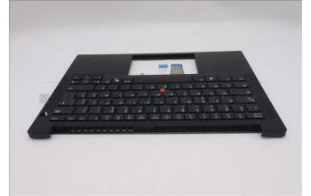 Lenovo 5M11S26758 C-Cover with keyboard, French, Black, US