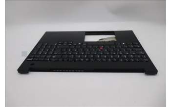 Lenovo 5M11S27006 C-Cover with keyboard, Swedish/Finnish, Black, UK