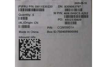 Lenovo 5M11S30220 MECH_ASM FRU US-WFC BL-GR-CHY-EUROENG