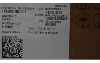 Lenovo 5M11S30601 MECH_ASM FRUMEASM US-C YBLBK-PMX-ENG