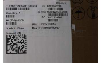 Lenovo 5M11S30633 MECH_ASM FRUMEASMUK-C NBL BK-LTN-BEL