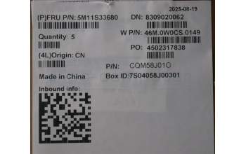 Lenovo 5M11S33680 MECH_ASM FRUMEASMUK-C BL BK-LTN-BEL