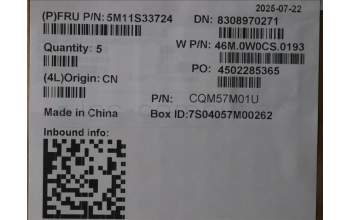 Lenovo 5M11S33724 MECH_ASM FRUMEASMUK-C BL BK-CHY-NORDIC