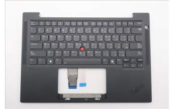 Lenovo 5M11S33765 C-Cover with keyboard, Arabic, Black, Backlight, US