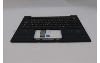 Lenovo 5M11S33777 C-Cover with keyboard, Bulgarian, Black, Backlight, UK