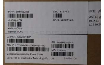 Lenovo 5M11S33825 MECH_ASM FRU BL KB BK HUN SRX