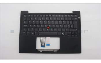 Lenovo 5M11S37463 C-Cover with keyboard, UK English, Black, Backlight, UK