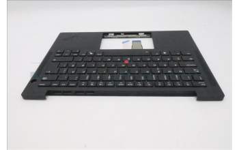 Lenovo 5M11S37666 C-Cover with keyboard, Norwegian, Black, Backlight, WWAN, UK